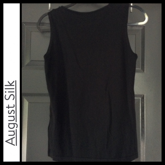 NWT August Silk Pearls and Lace Knit Tank - Picture 3 of 7